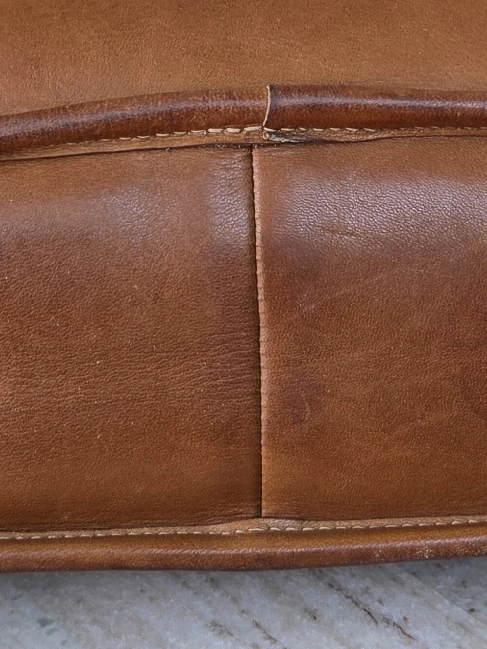 Vintage Ghurka Marley Hodgson No 25 The Collector Top Handle Brown Leather Bag